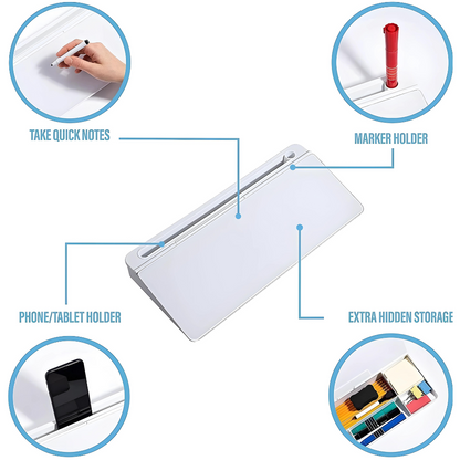 Home & Office Desktop Whiteboard Organiser