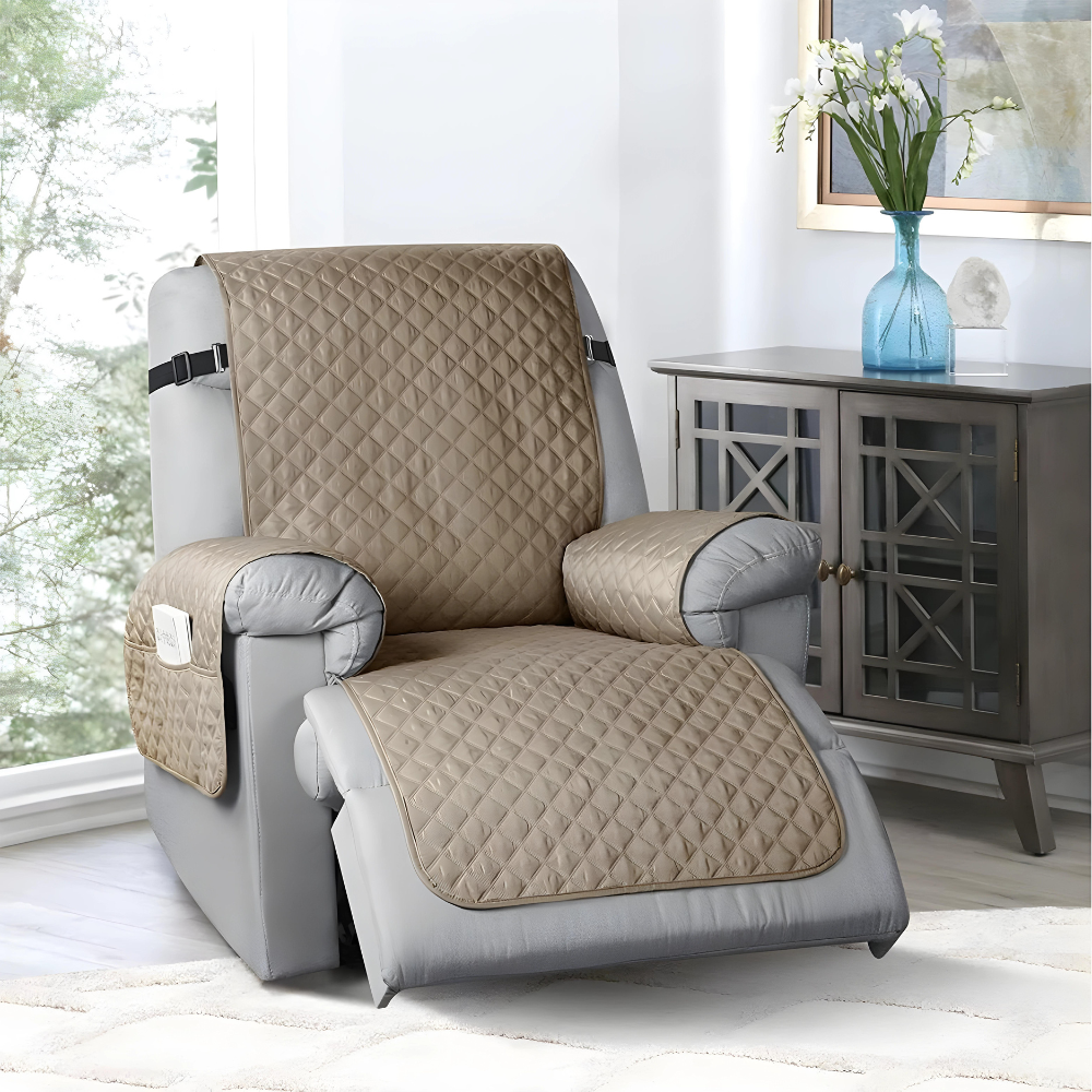100% Water Proof & Machine Washable Recliner Seat Cover
